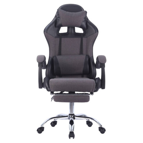 Καρέκλα γραφείου Winner gaming pakoworld PVC-ύφασμα μαύρο