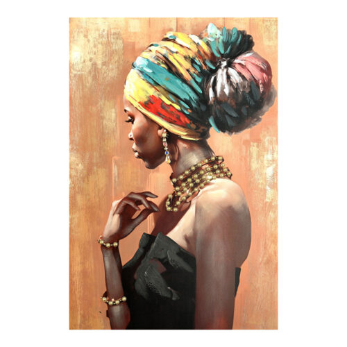 Πίνακας σε καμβά African Inart 80x3x10εκ